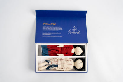Enchantoys Haru & Vaaru – Handmade Fabric Dolls for Children| Safe, Soft & Perfect for Gifting