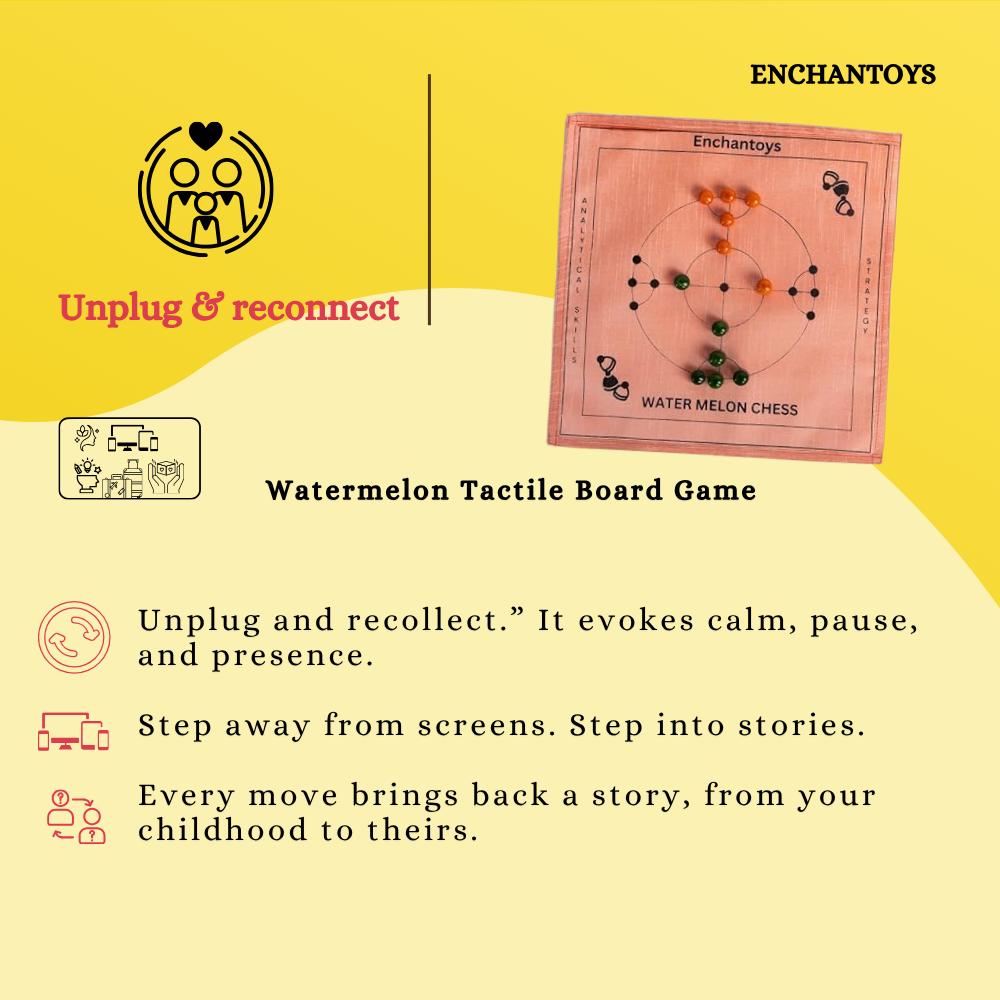 Buy Watermelon Chess Board – Handcrafted Raw Silk Luxury Set Online On Enchantoys