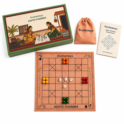 Ashta Chamma – Classic Indian Strategy Board Game for All Ages
