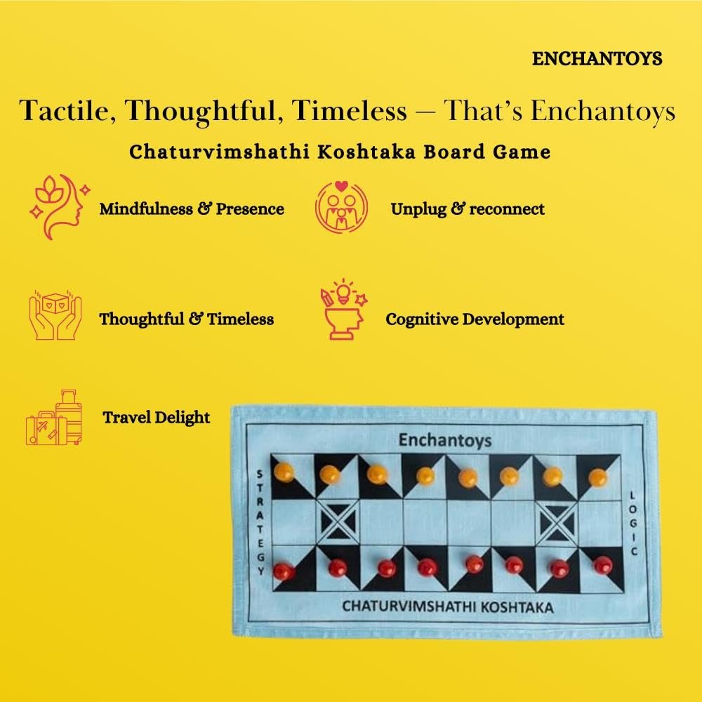 Buy Chaturvimshathi Koshtaka – Premium Indian Game on Raw Silk Online On Enchantoys