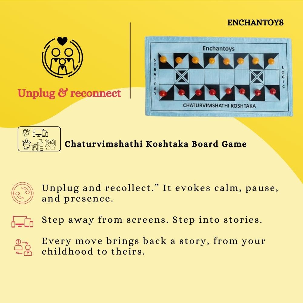Buy Chaturvimshathi Koshtaka – Premium Indian Game on Raw Silk Online On Enchantoys