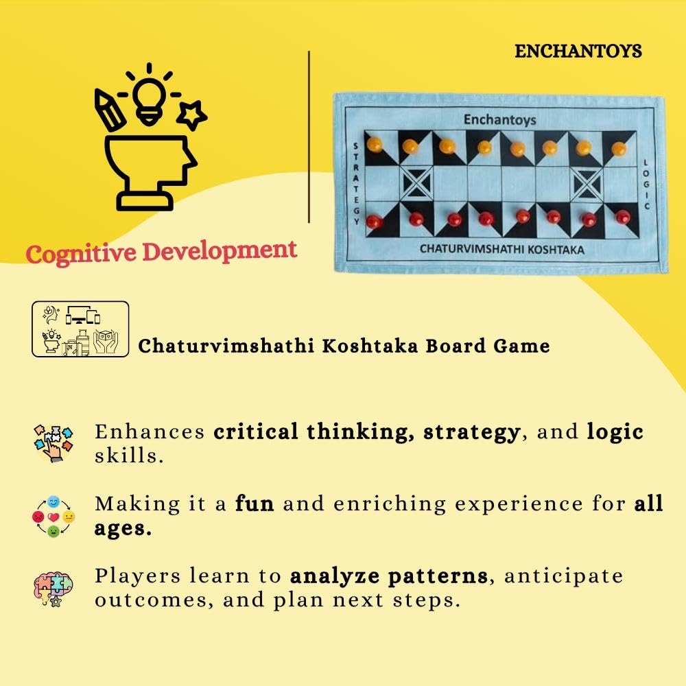 Buy Chaturvimshathi Koshtaka – Premium Indian Game on Raw Silk Online On Enchantoys