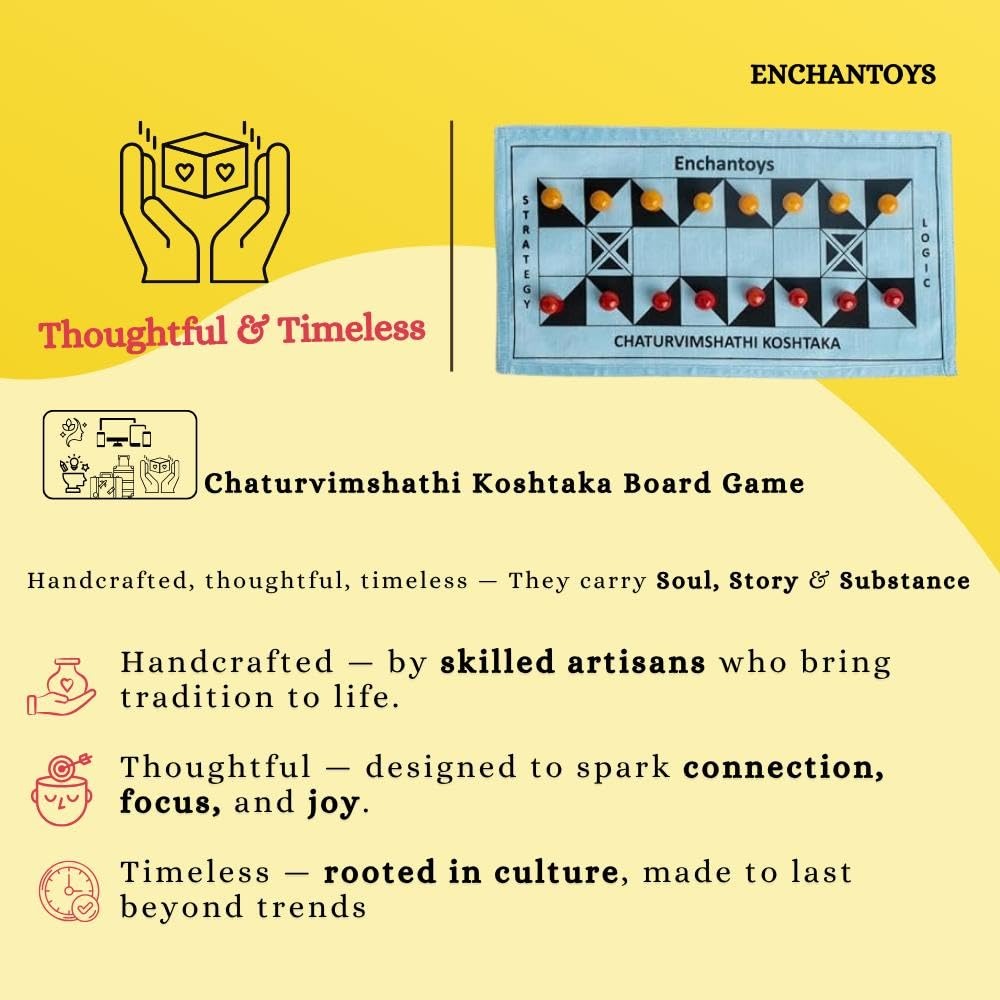 Buy Chaturvimshathi Koshtaka – Premium Indian Game on Raw Silk Online On Enchantoys