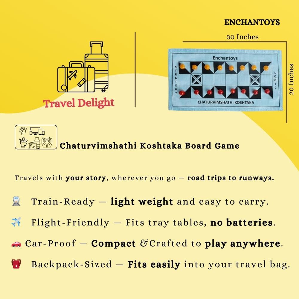 Buy Chaturvimshathi Koshtaka – Premium Indian Game on Raw Silk Online On Enchantoys
