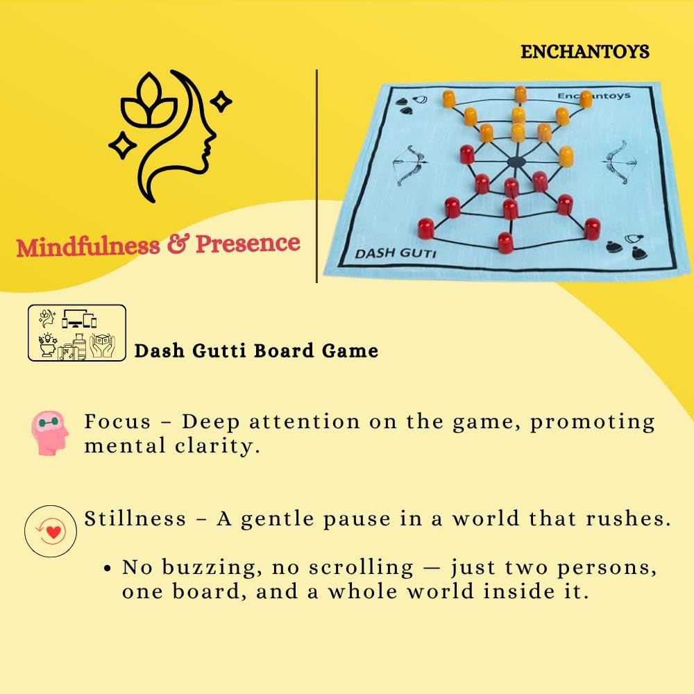 Buy Dash Gutti Board Game – Raw Silk Indian War Tactical Set Online On Enchantoys