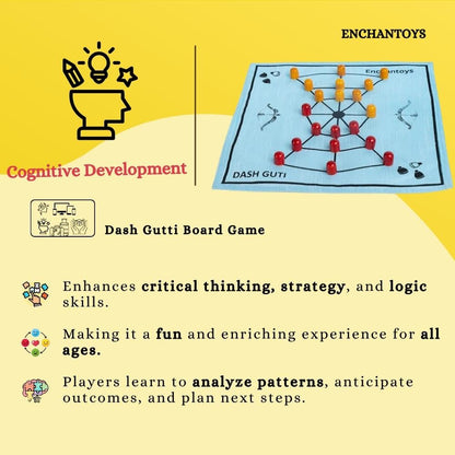 Buy Dash Gutti Board Game – Raw Silk Indian War Tactical Set Online On Enchantoys