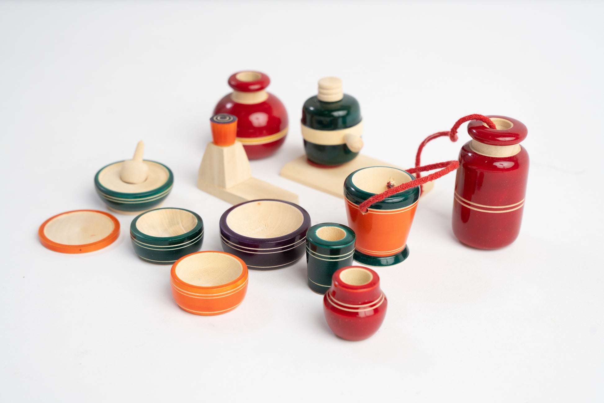 Buy Natural Wooden Kitchen Set – Handcrafted Pretend Play Toy Online On Enchantoys