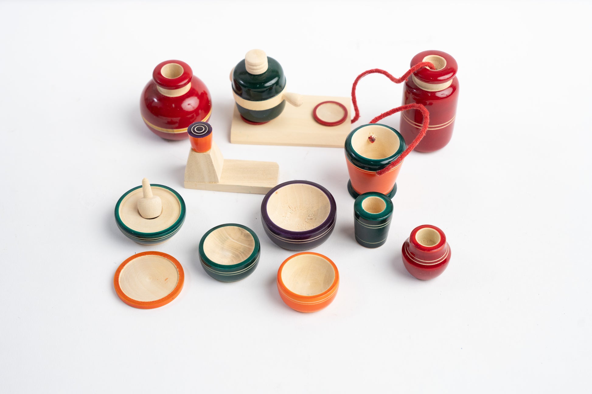 Buy Natural Wooden Kitchen Set – Handcrafted Pretend Play Toy Online On Enchantoys