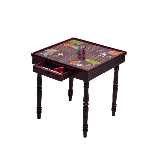 Buy Pachisi Board Game 24x24 – Handcrafted Teak Wood Luxury Online On Enchantoys 