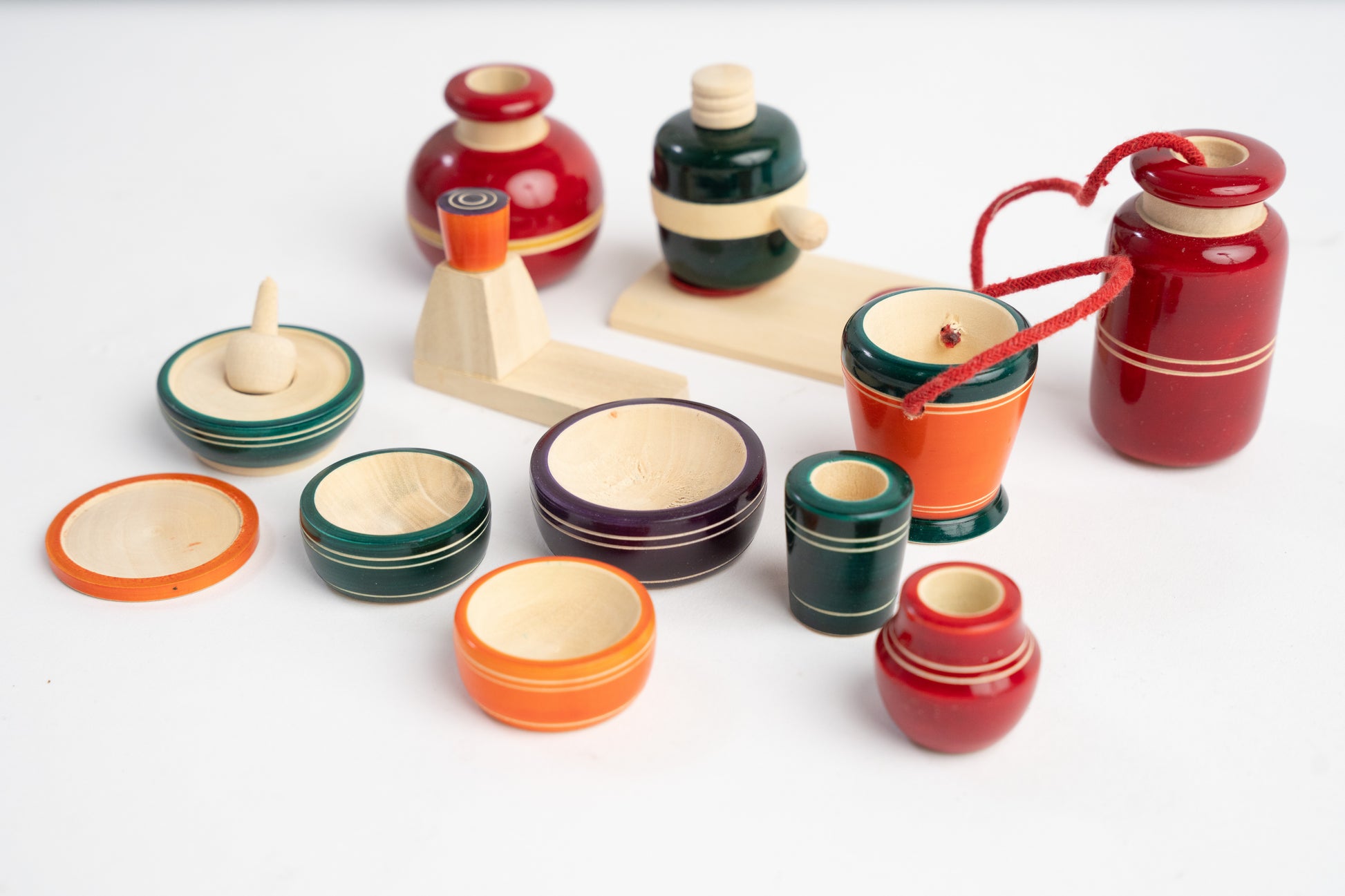 Buy Natural Wooden Kitchen Set – Handcrafted Pretend Play Toy Online On Enchantoys