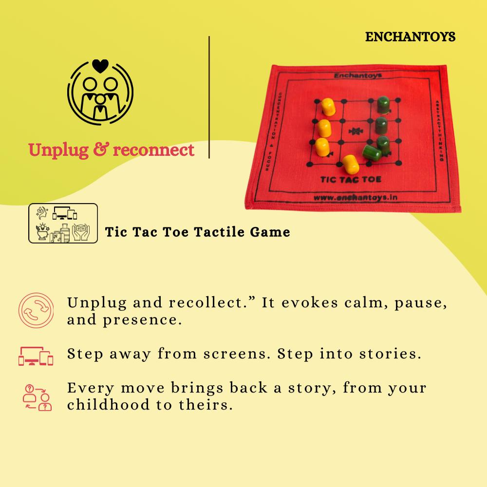 Buy Tic-Tac-Toe – Trending Handcrafted Raw Silk Luxury Game Online On Enchantoys