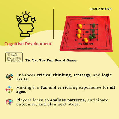 Buy Tic-Tac-Toe – Trending Handcrafted Raw Silk Luxury Game Online On Enchantoys