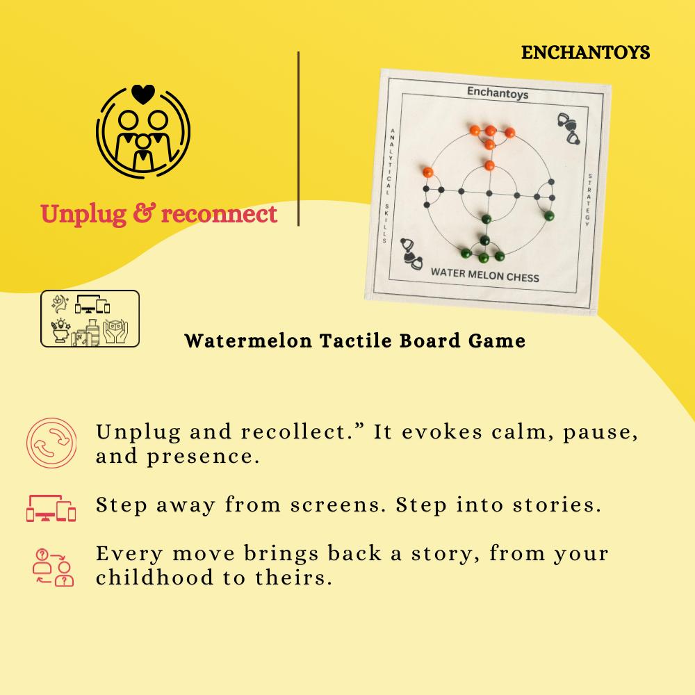 Buy Watermelon Cotton Chess Board – Handcrafted Fun & Style Online On Enchantoys