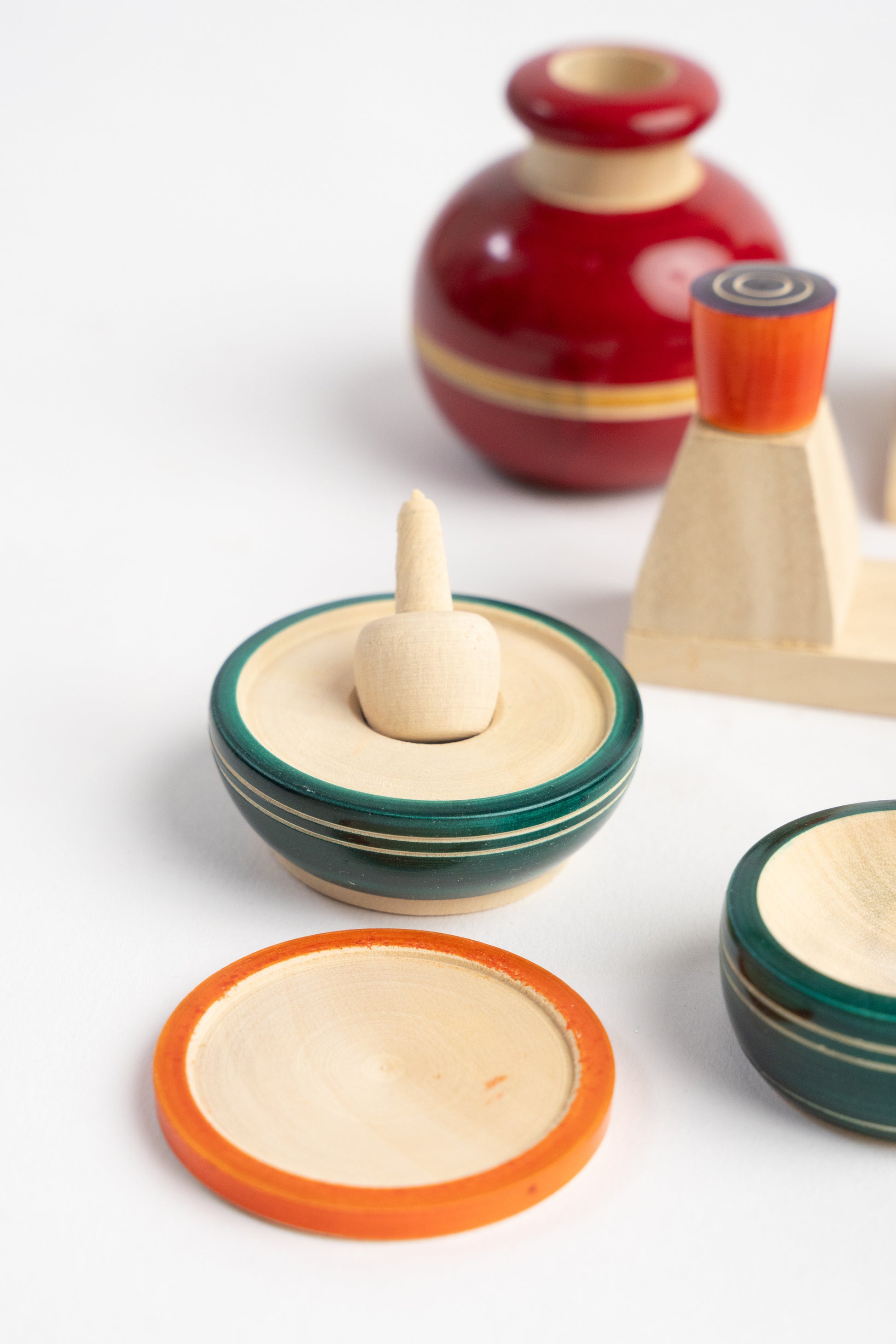 Buy Natural Wooden Kitchen Set – Handcrafted Pretend Play Toy Online On Enchantoys